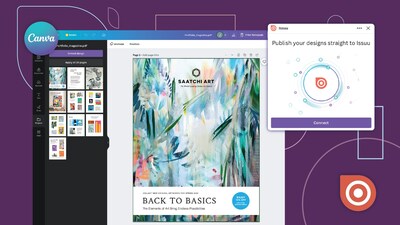 Publish your Canva designs straight to Issuu