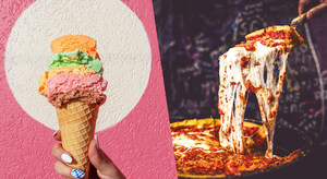 Chicago Icons Unite: The Original Rainbow Cone and Gino's East Team Up for a Delectable Dual-Brand Experience at Magnificent Mile