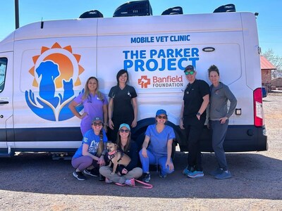 Banfield Pet Hospital and Parker Project Wellness Waggin'
