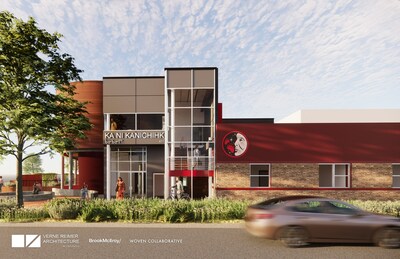 Rendering of Ka-Ni-Kanichihk Home for Reconciliation in Winnipeg, Manitoba (CNW Group/BMO Financial Group)