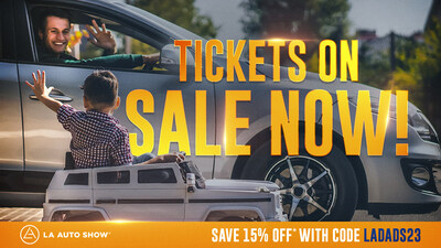 LA Auto Show Special Father's Day Ticket Discount with Promo Code