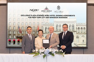 AWC firma un acuerdo con Nobu Hospitality para lanzar hoteles lujosos Plaza Athenee en edificios históricos en Nueva York y Bangkok