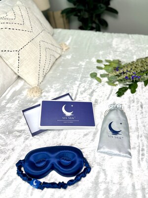 Introducing the New Sia Silk™ Sleep Mask: Supreme Comfort, Absolute Darkness, and Lash-Loving Pure Silk Design