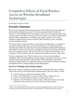 Executive Summary: 5G FWA home broadband service offers high speeds and low prices, competing directly with cable, fiber, and other broadband providers. Lower prices for home broadband service means consumers are keeping money in their pockets. The fastest and most effective way for policymakers to see 5G FWA bring more competition and further drive consumer savings is by making additional spectrum available for licensed 5G use.
