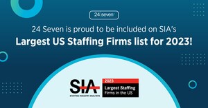 24 Seven Secures Spot as One of the Largest US Staffing Firms for 2023