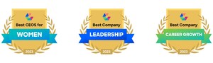 SmartBug Media® Announces Comparably Award Wins for Best CEOs for Women, Best Leadership Teams and Best Career Growth