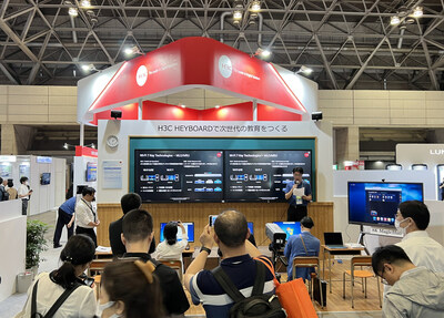 H3C exhibits a full portfolio of digital products and solutions at Interop Tokyo 2023 (PRNewsfoto/H3C)
