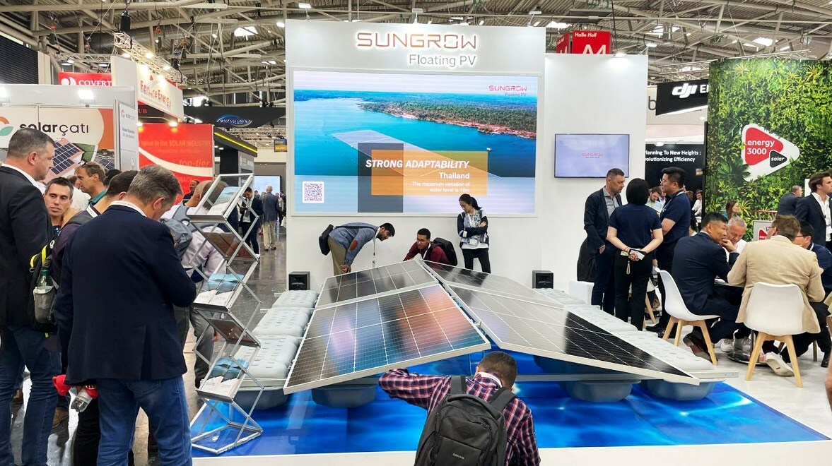 Sungrow FPV Showcases New Floating PV System Solution at Intersolar Europe 2023 - Vimarsana News