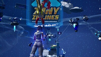 Zany Ziplines Space Map