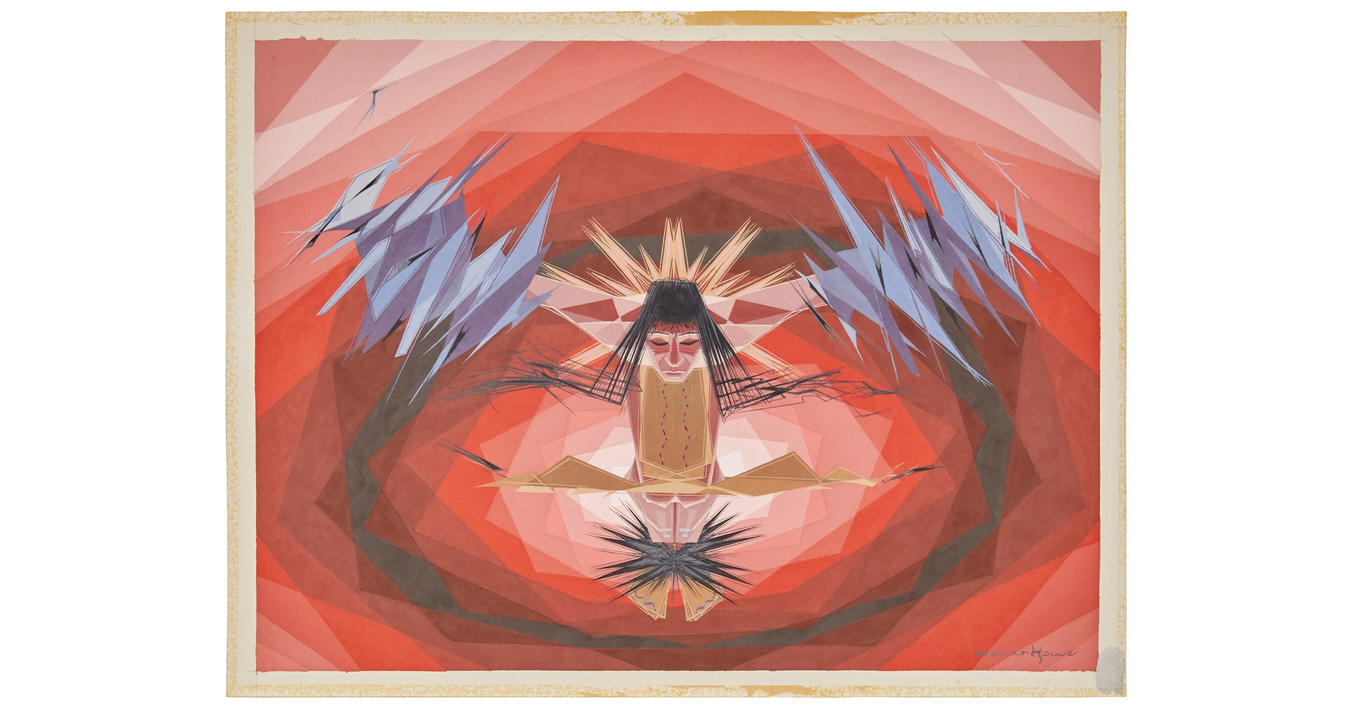 Moran's achieves a NEW world auction record of 325,000 for Oscar Howe