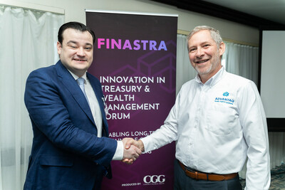 Peter Lawlor, Senior Business Development Specialist at Finastra, and Bruce Bowen, CEO of ADVANTAQ.