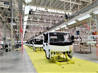 The general assembly plant of Guizhou Changjiang Automobile Co., Ltd. (Source┬áGuiyang Broadcasting and Television Station)