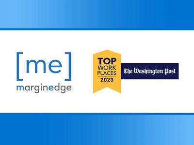 MarginEdge Named #2 Top Workplace in 2023 by The Washington Post