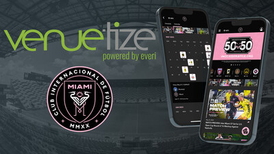 Inter Miami CF has selected Everi's Venuetize solution as the foundation for their fan engagement mobile strategy, allowing users to stay up-to-date with the latest news, scores, fixtures, ability to shop for exclusive merchandise, and more.
