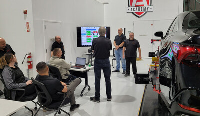 Autel will debut its Autel Academy with a two-day onsite Diagnostics, Alignment, and ADAS calibrations training class on July 24 and 25, 2023, in its new 2,800-square-foot demonstration and training facility at its U.S. headquarters in Port Washington, NY.