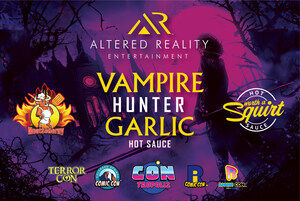 MeatSoHorny and Altered Reality Entertainment Form a Fiery Partnership to Launch Vampire Hunter Garlic Hot Sauce