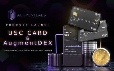AugmentLabs DAO launches AugmentDEX and USC Visa Debit Card to provide USC holders with a seamless trading experience (PRNewsfoto/AugmentLabs)