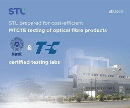 STL prepared for cost-efficient MTCTE testing of optical fibre products