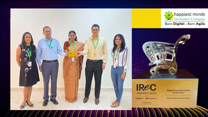 Happiest Minds Technologies wins 'Digital Transformation of the Year' at IReC Awards 2023