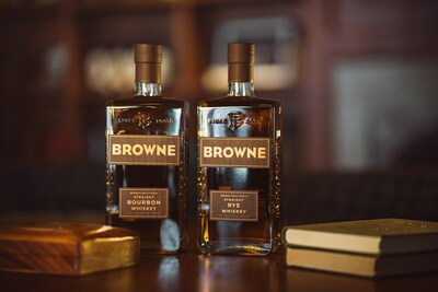 New additions to Browne Family Spirits lineup: Straight Bourbon Whiskey and Straight Rye Whiskey