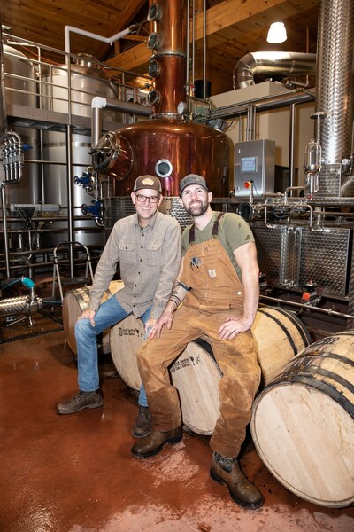 Master Distiller Aaron Kleinhelter and Proprietor Andrew Browne