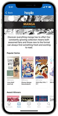 The launch of manga on hoopla includes a distinct offering of popular series including Berserk, Aria: The Masterpiece, Gunsmith Cats, Oh My Goddess!, and Path of the Assassin.