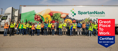 Food solutions company SpartanNash proudly announced that it has received the Great Place to Work® certification.