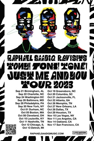 MUSIC ICON RAPHAEL SAADIQ RETURNS TO THE ROAD WITH TONI! TONY! TONÉ! FOR THE FIRST TIME IN 25 YEARS