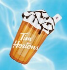Get your Iced Capp Pool Floatie and Tims Beverage Cozies from the NEW Tim Hortons Fun Under The Sun summer merch collection