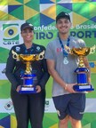 Daiana Camaz e Igor Mêra, atletas do Team CBC, conquistam troféu na 4ª Etapa de Excelência de Tiro ao Prato, em Uberaba