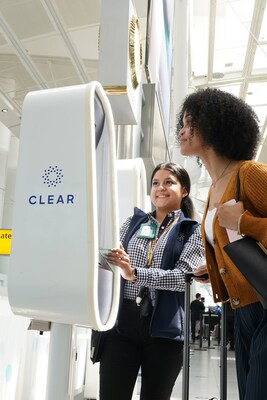 CLEAR Plus allows its members to travel faster through security at 52 airports nationwide by verifying their identity with their eyes or fingerprint.