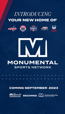 Monumental Sports Network: the new home of Monumental Sports & Entertainment's teams and content. Coming September 2023