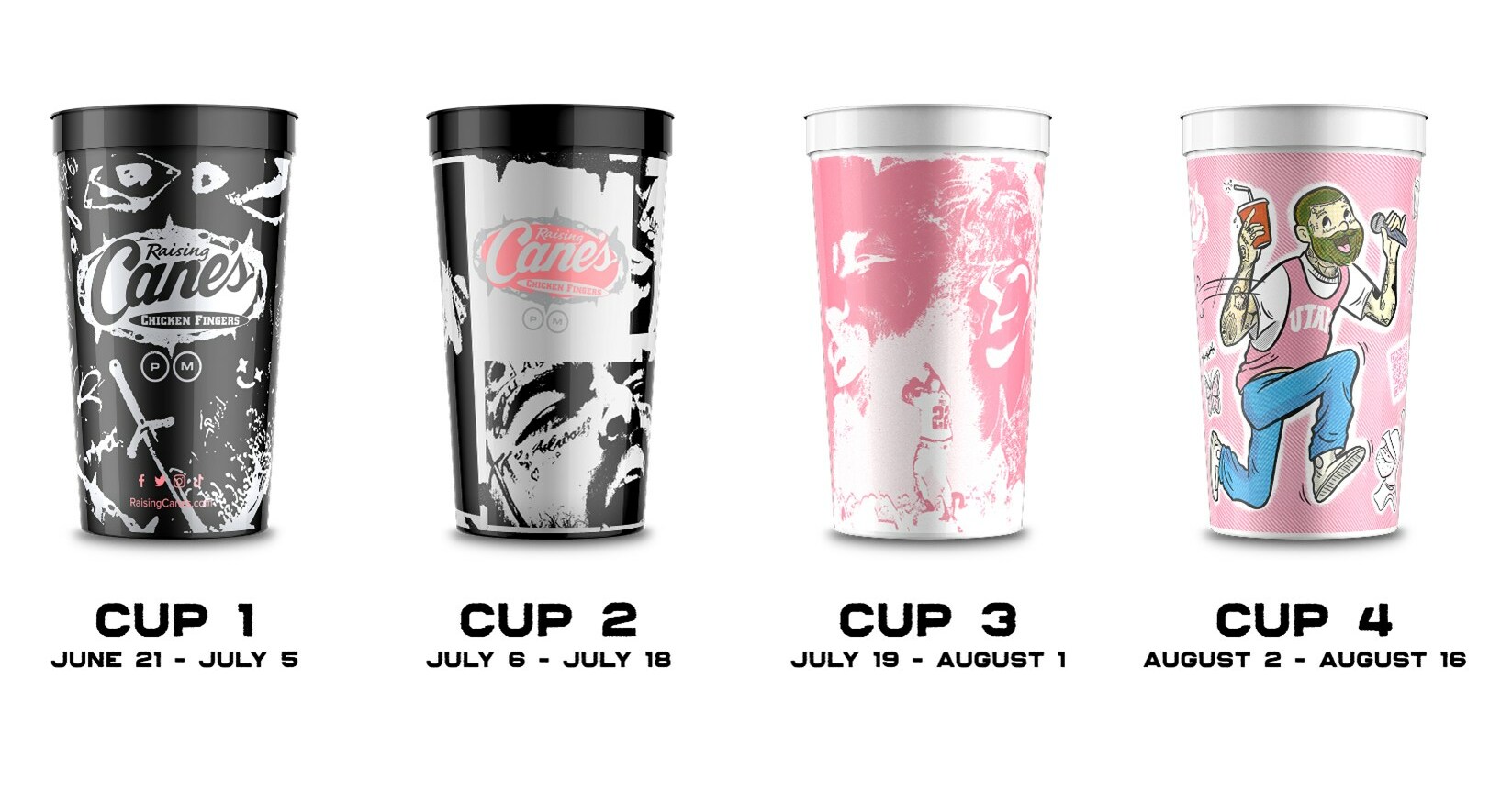 Post Malone and Raising Cane's Expand Iconic Partnership with  Limited-Edition Co-Branded Collector's Cups Launching June 21