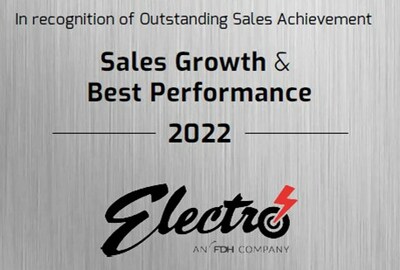 FDH Aero brand Electro Enterprises has received an award for Sales Growth & Best Performance 2022 from Crouzet Automatismes, a leader in electromechanical and electronic components for aerospace, transportation and other industries. The award was presented at the Paris Air Show.