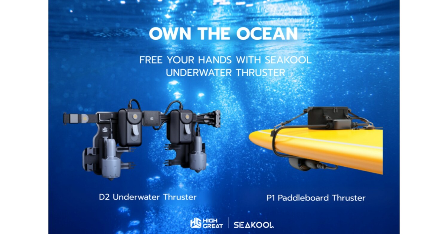 Une aventure aquatique r&eacute;volutionnaire vous attend : SEAKOOL lance le premier propulseur sous-marin mains libres au monde via Indiegogo