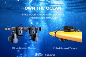 SEAKOOL lanza el primer propulsor subacuático manos libres del mundo en Indiegogo