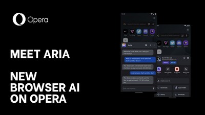 Meet Aria. New browser AI on Opera for Android.
