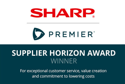 Sharp announced as winner of the Supplier Horizon Award from Premier, Inc.