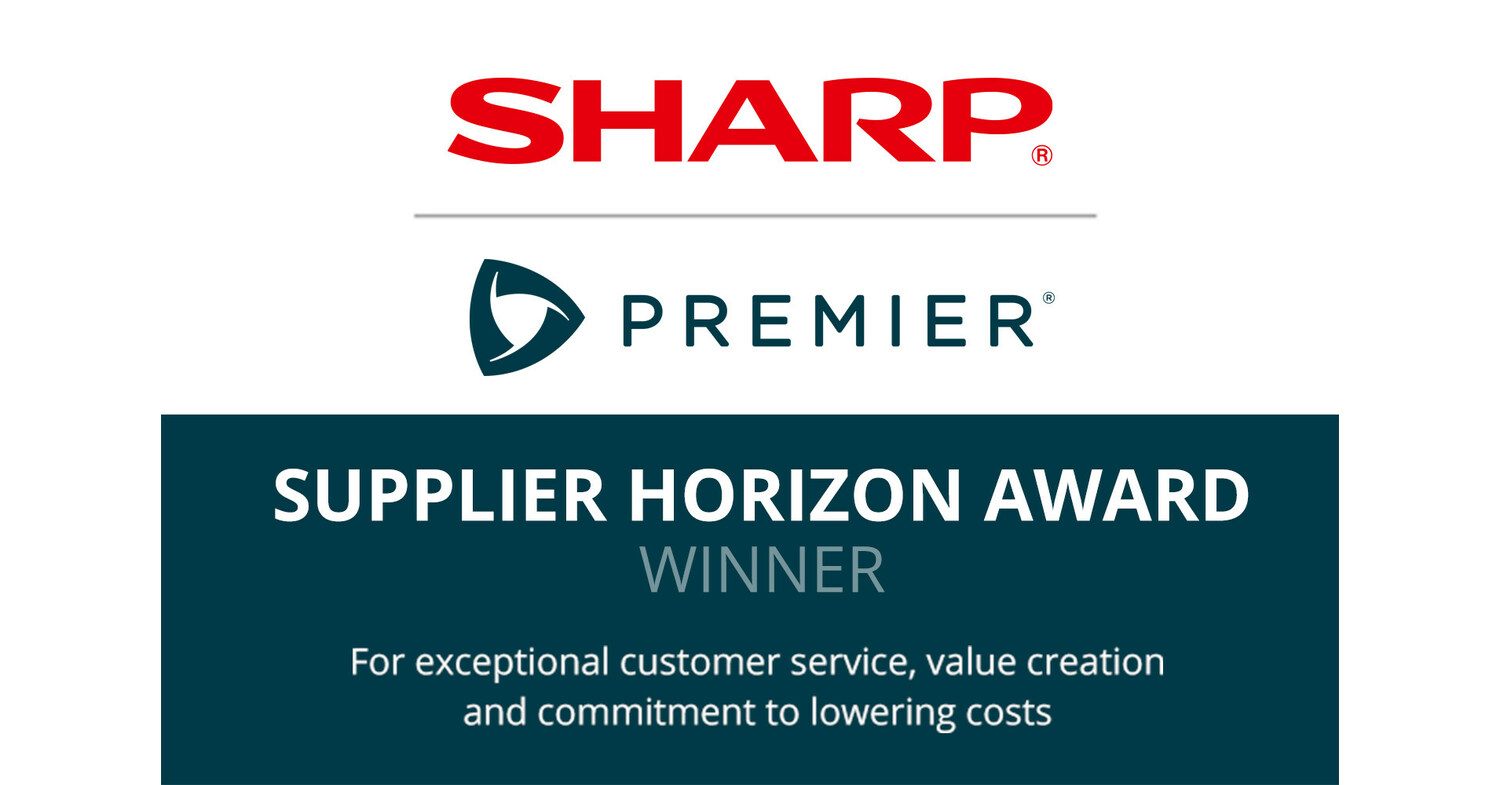 Sharp Receives Supplier Horizon Award from Premier, Inc. for the 3rd  Consecutive Year