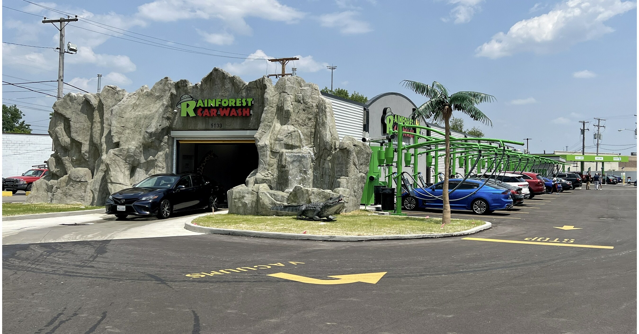 Pearl Brookpark Car Wash Finds Home in Rainforest