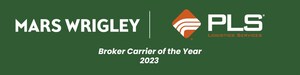 PLS Logistics Services Recognized as Mars Wrigley's Broker Carrier of the Year