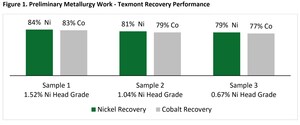 Canada Nickel Reports Encouraging Initial Metallurgical Results from its Texmont Project, Announces Consolidation of Texmont Region