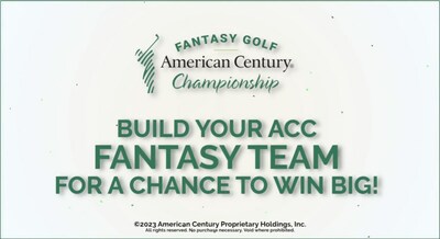 FANTASY GOLF CONTEST TEES UP MILESTONE AMERICAN CENTURY CHAMPIONSHIP