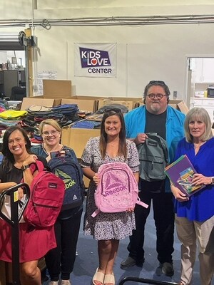 (photo courtesy of Suburban Propane) Suburban Propane volunteers from the Huntsville, Alabama customer service center funded and stuffed 200 backpacks with essential supplies for local foster children at Kids to Love. Their effort is part of the Company’s SuburbanCares initiative.