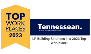 LP Building Solutions Earns The Tennessean's Top Workplaces of Middle Tennessee Award for Second Consecutive Year