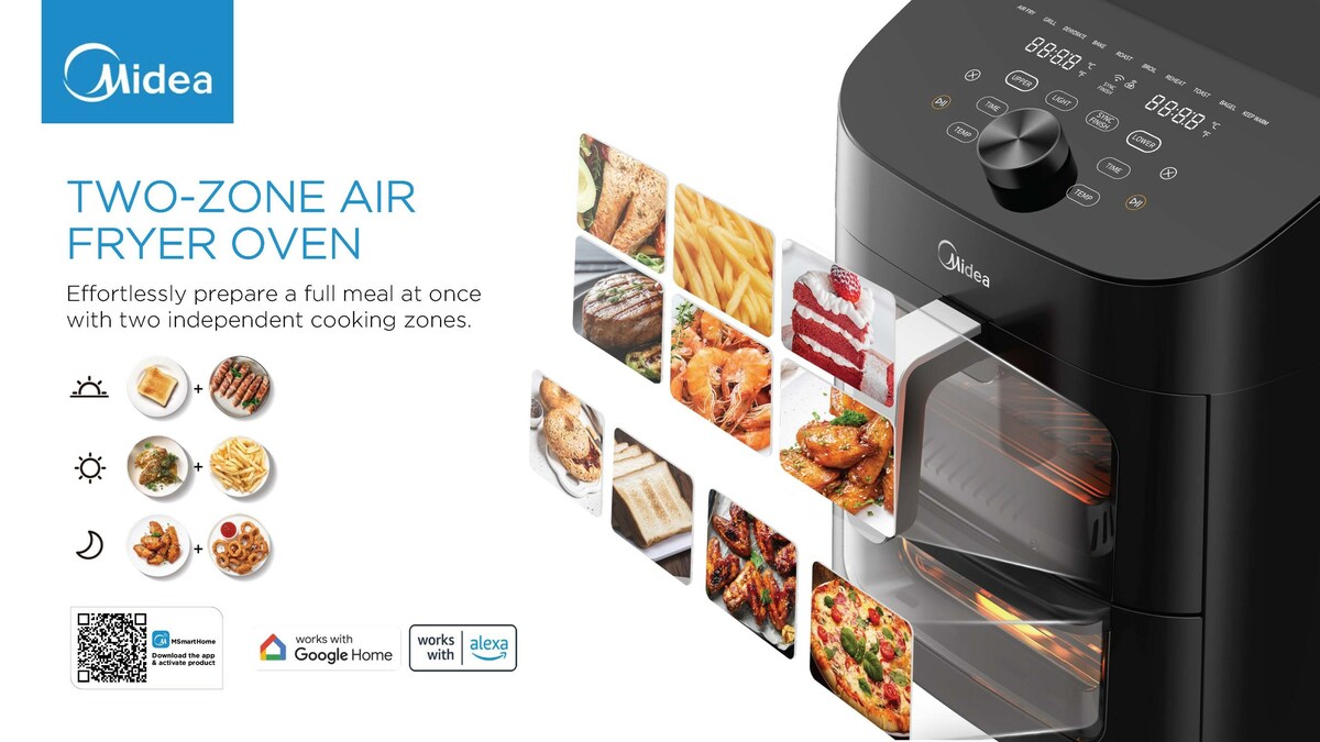 Should You Get This Air fryer? Midea Dualzone Airfryer--1-time 2-Dish Meal  Maker 
