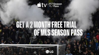 Starting today, LG Smart TV owners in the United States can enjoy two free months of MLS Season Pass on the Apple TV app, to watch every live Major League Soccer match, including playoffs, MLS All-Star, Leagues Cup and more on the big screen at home.