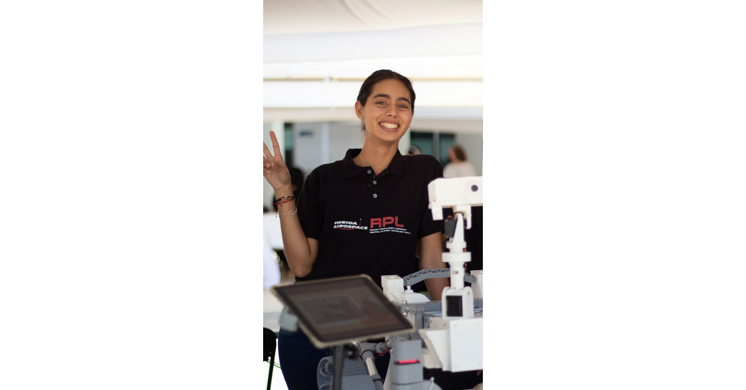 Young Hispanic Aerospace/Mechatronics Engineer Andrea M&aacute;rquez From Merida Aerospace Has Been Recognized for Her Accomplishment in Planetary Rover Design