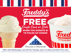 Freddy's partners with Folds of Honor for Independence Day