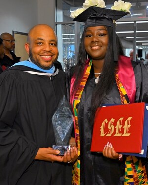 After losing her mother, and a mid-year move from Chicago, Student is embraced by school community and is now moving on to college